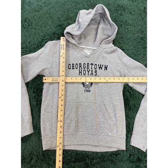Women's Georgetown University Gray Pullover Sweatshirt Hoodie Small - Picture 5 of 6